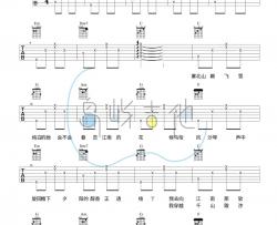 徐海俏《南下》吉他谱(C调)-Guitar Music Score
