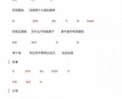 李圣杰《你那么爱她》吉他谱-弹唱谱和弦TXT