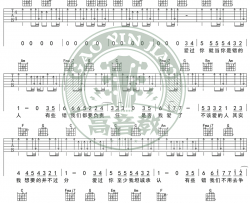 再见只是陌生人吉他谱_C调_庄心妍_高音教版