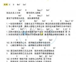 洪卓立《弥敦道》吉他谱(G调)-Guitar Music Score