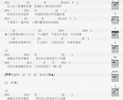 感受吉他谱_成龙_吉他弹唱谱