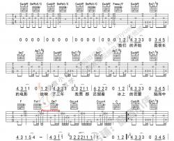 最长的电影吉他谱 吉他弹唱教学 周杰伦