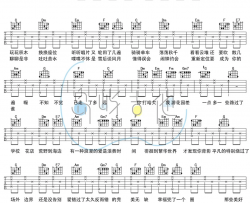 《兜圈》吉他谱_林宥嘉_C调简单版吉他谱_弹唱六线谱