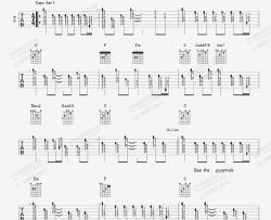 影视金曲《You Belong to Me》吉他谱-Guitar Music Score
