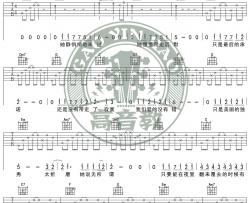 她说吉他谱 C调简单版_高音教编配_林俊杰