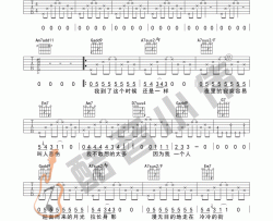 张震岳《爱我别走》吉他谱(G调)-Guitar Music Score