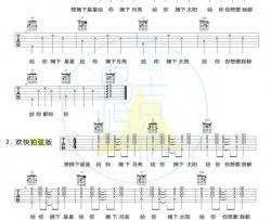 星球坠落吉他谱 C调-桃子鱼仔教室编配-艾热