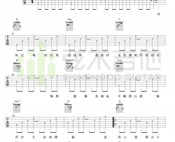 热带雨林吉他谱-六线谱弹唱谱-SHE-吉他教学视频