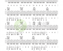 庞龙《丽江》吉他谱-Guitar Music Score