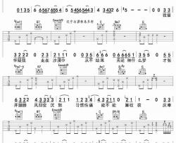 海阔天空吉他谱-信乐团-经典歌曲吉他谱