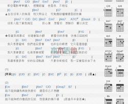 靠近吉他谱 C调和弦谱_木木吉他编配_李圣杰