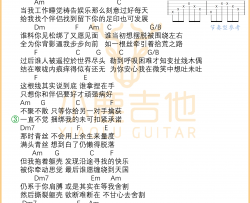 《一丝不挂》吉他谱独家前奏 Am小调指法-小鹿吉他编配制谱-陈奕迅