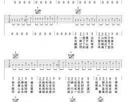 远走高飞吉他谱-金志文《远走高飞》六线谱-C调弹唱谱
