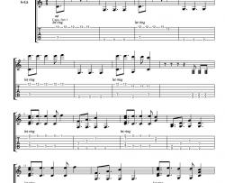 Try Everything吉他谱指弹版-Shakira-电影《疯狂动物城》主题曲