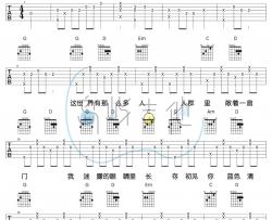 这世界那么多人吉他谱_莫文蔚_G调版吉他谱初学版