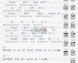 黄乙玲《甲你作伴》吉他谱-Guitar Music Score