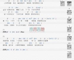 桃花诺_吉他谱_邓紫棋
