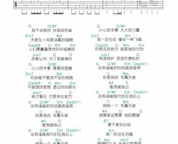 TANK《专属天使》吉他谱-Guitar Music Score