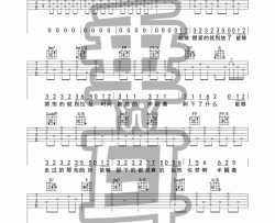 岁月神偷_D调吉他谱_金玟岐