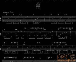 明年今日(降调)|吉他谱|图片谱|高清|陈奕迅