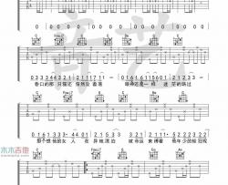 孙晨《拜托》吉他谱-Guitar Music Score