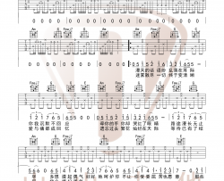 春泥吉他谱_C调原调版吉他弹唱谱_吉他教学视频