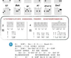 带我走吉他和弦谱 C/G调_附教学演示视频_7t吉他教室编配_杨丞琳/沈以诚