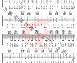 大鱼指弹谱_周深《大鱼海棠》主题曲_吉他独奏谱_教学视频
