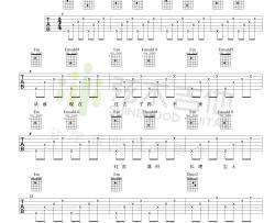 卢冠廷《一生所爱》吉他谱-Guitar Music Score
