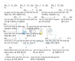 华莎《Maria》吉他谱(C调)-Guitar Music Score