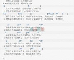 深邃与甜蜜_吉他谱_张清芳