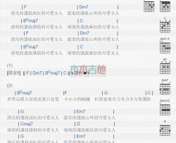 可爱女人_吉他谱_周杰伦