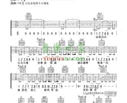 我给的爱吉他谱 G调六线谱-张震岳
