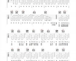兰亭序吉他谱-周杰伦-C调超原版-吉他弹唱六线谱