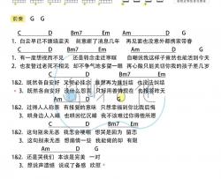 各自安好吉他谱_刘若英_C调吉他弹唱谱