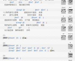黄霄云《还可以爱我吗》吉他谱(B调)-Guitar Music Score