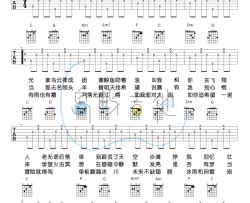 【C调简单版】林俊杰《裹着心的光》吉他谱 吉他弹唱六线谱 Guitar Tabs