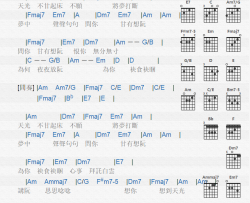 江蕙《想你到天光》吉他谱-Guitar Music Score