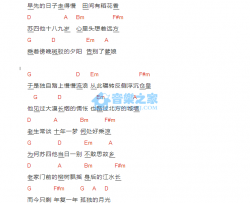 苏四_吉他谱_D调版_李雨