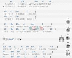礼物_吉他谱_黄立行