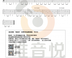 小猪佩奇吉他谱-简单指弹版-吉他演示视频