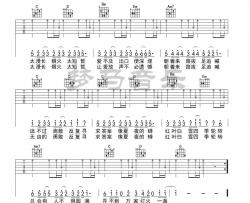 陈亦洺《第七年 》吉他谱(G调)-- -Guitar Music Score