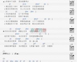 刘若英《你有没有深爱过》吉他谱-Guitar Music Score