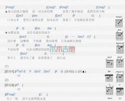 黄小琥《谁说》吉他谱-Guitar Music Score