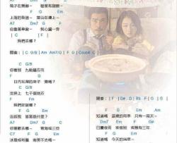 我喜欢上你时的内心活动吉他谱-陈绮贞-电影《喜欢你》主题曲