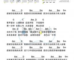 BOBO《光荣》吉他谱(G调)-Guitar Music Score