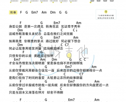 王靖雯不胖《善变》吉他谱-C调-弹唱谱