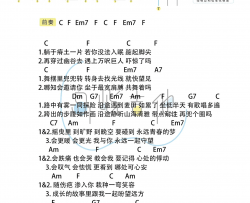 《致明日的舞》吉他谱_陈奕迅_C调简单版弹唱谱
