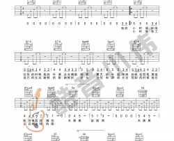 孙燕姿《天黑黑》吉他谱(G调)-Guitar Music Score