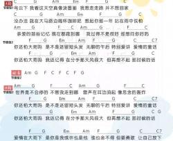 周柏豪《你还怕大雨吗》吉他谱(C调)-Guitar Music Score
